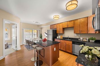 Granite counters in select residences
